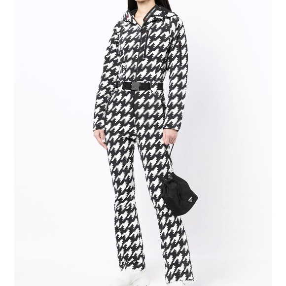 NWT perfect moment houndstooth ski suit sz XS - Picture 2 of 11
